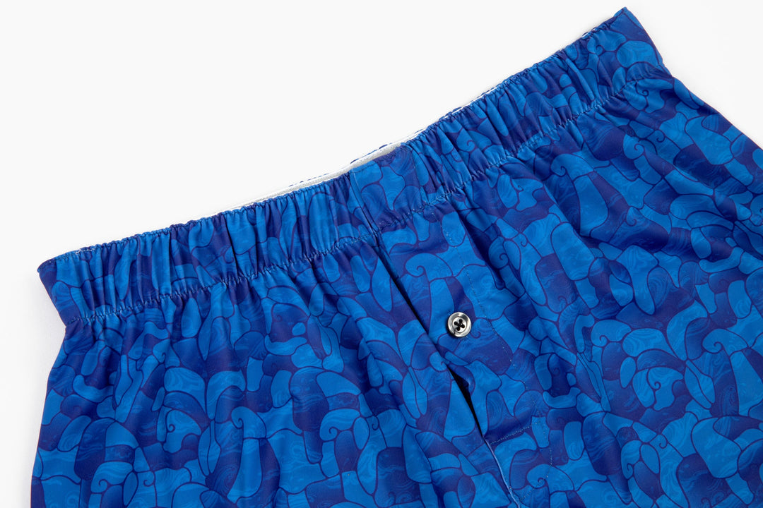 Premium Slim Fit Blue Boxer